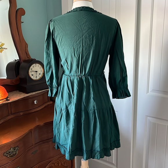 Large green midi dress - Picture 4 of 4